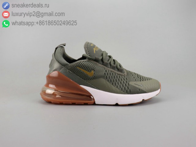 NIKE AIR MAX 270 GREY COFFEE UNISEX RUNNING SHOES